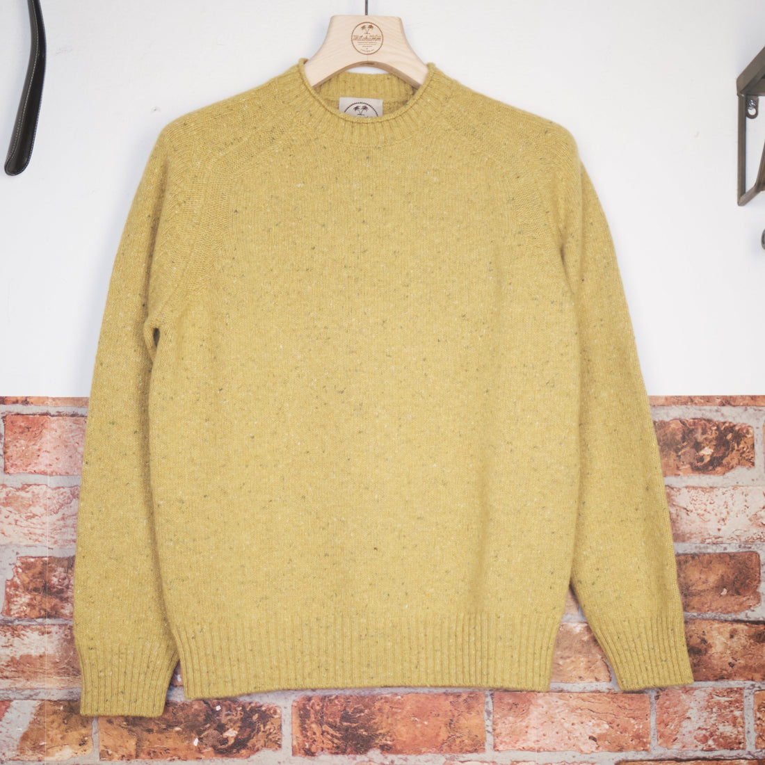 Winter Ochre Knickerbocker Wool Crewneck