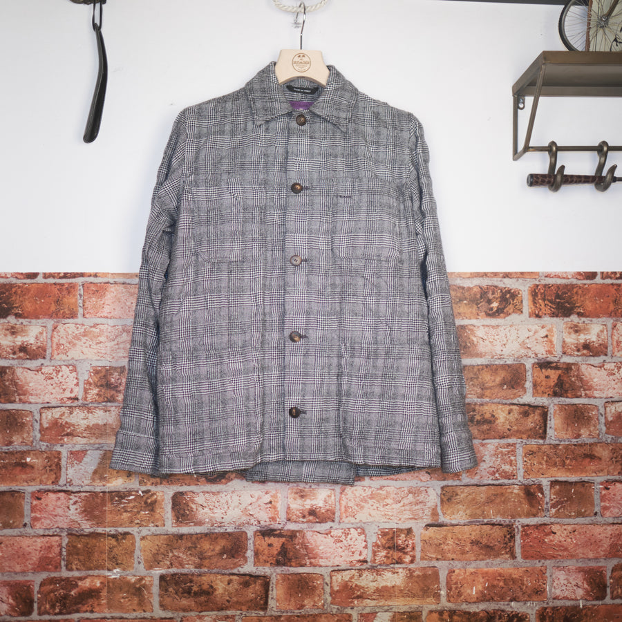 Prince of Wales wool and cotton worker jacket