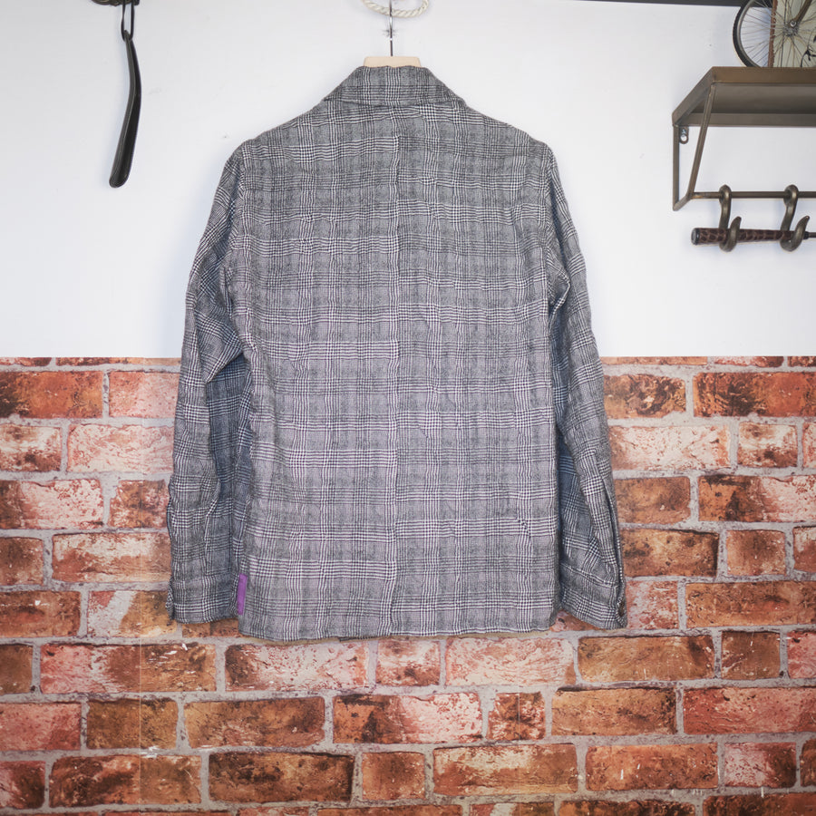Prince of Wales wool and cotton worker jacket