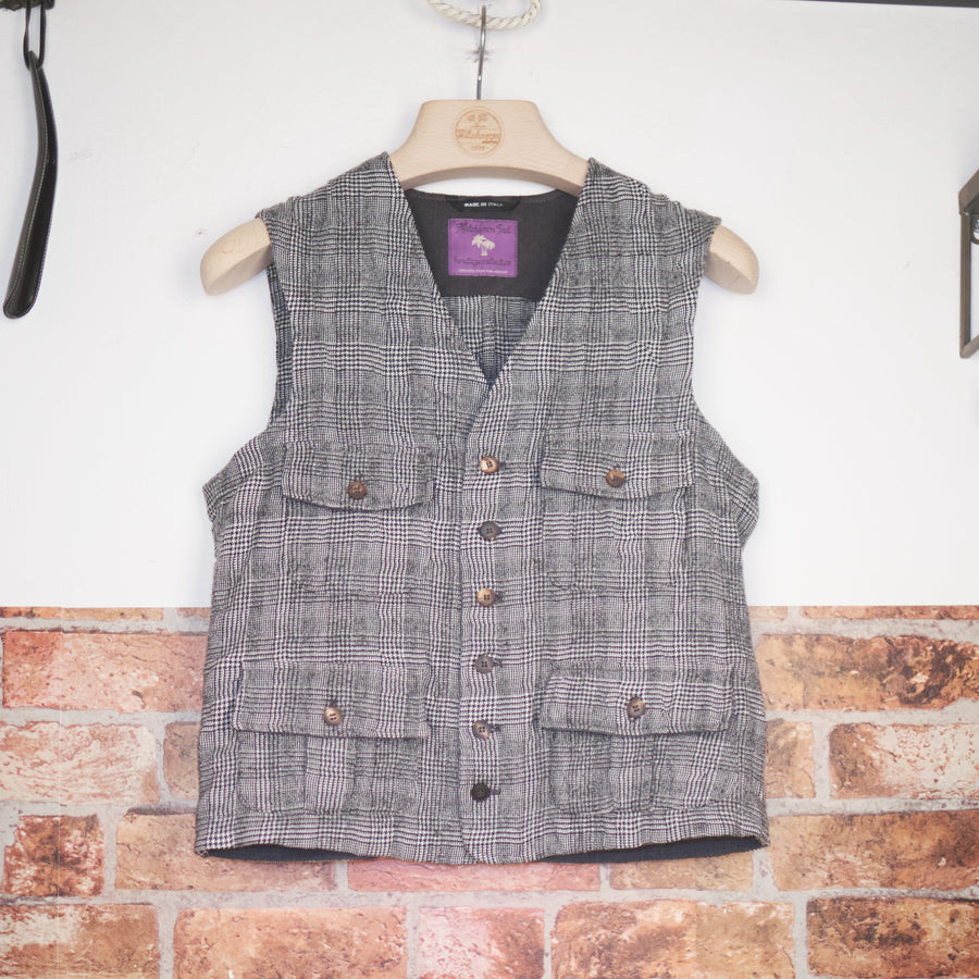 Prince of Wales wool and cotton worker Vest