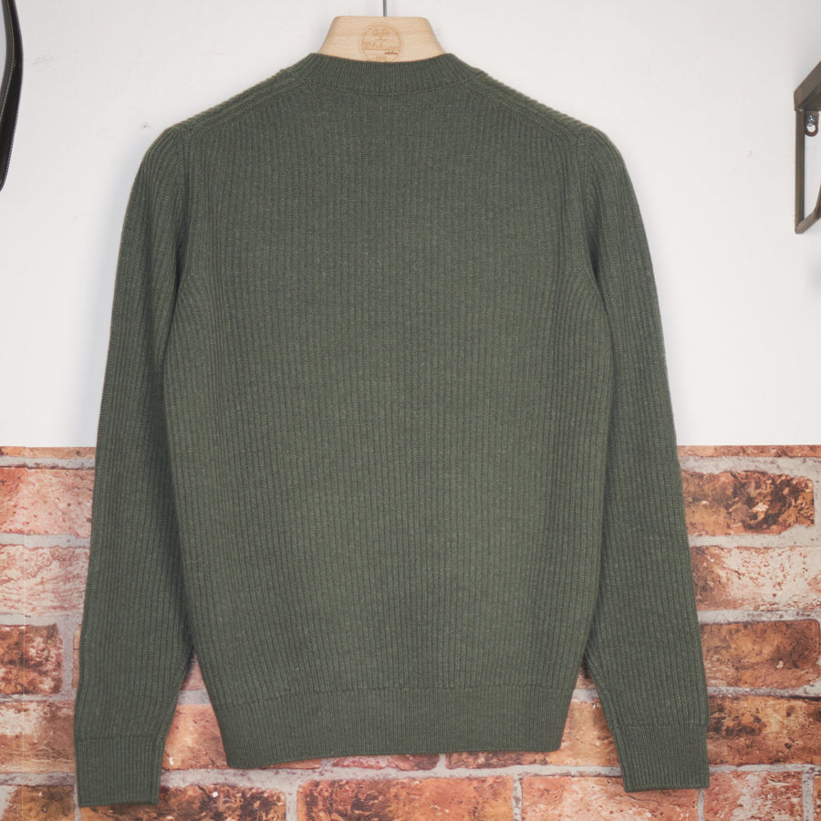 Military Moss Wool Sweater
