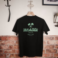 Mitchumm "Le Palme" tshirt - black & green