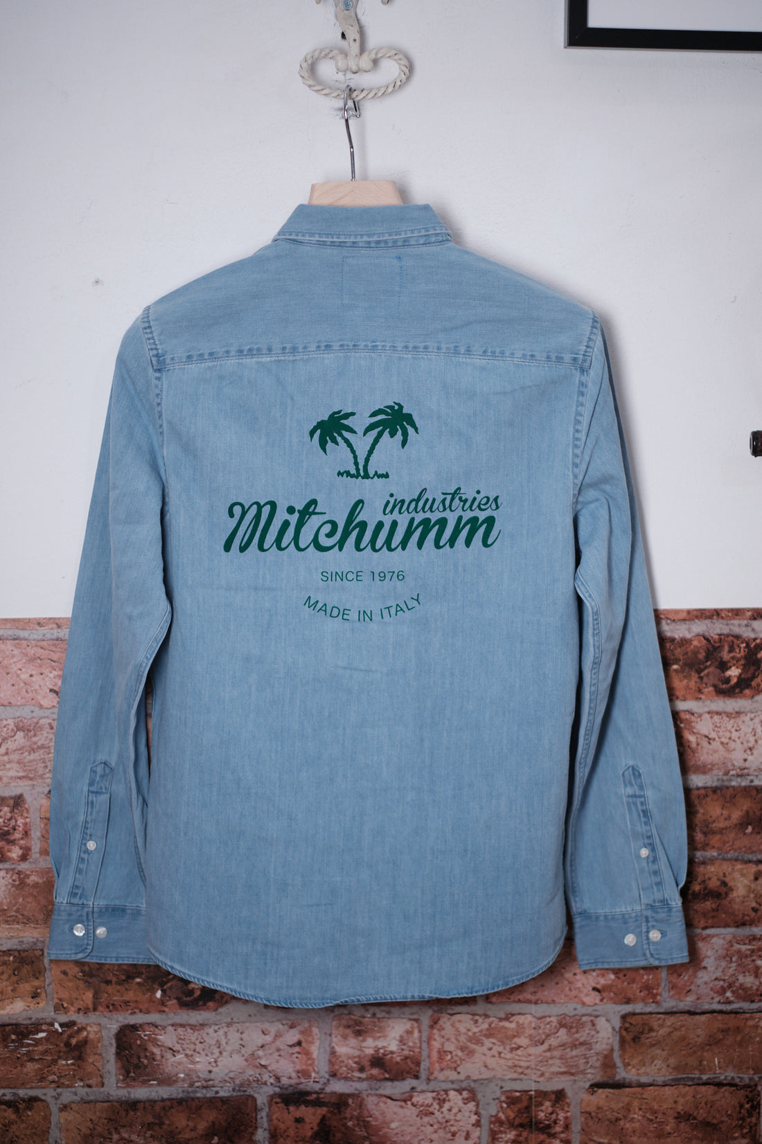 Chambray Denim Button-Down Shirt – Light Indigo