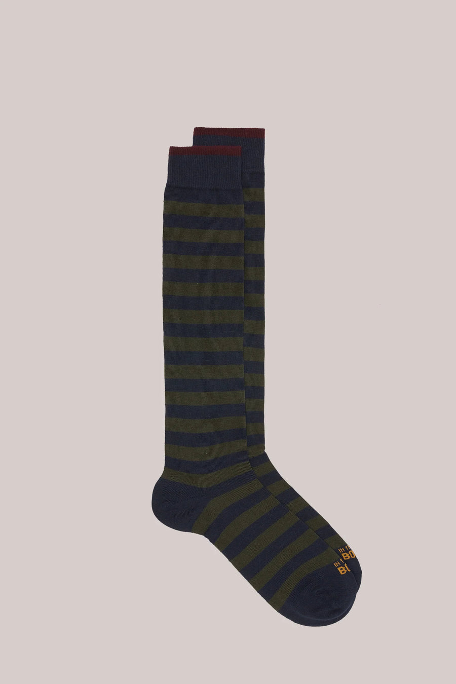 College stripes - Olive green/Navy blue