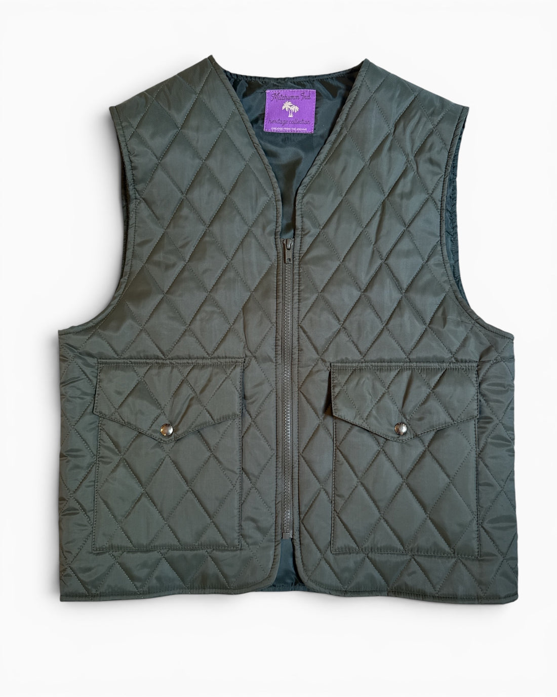 Olive British rider Vest