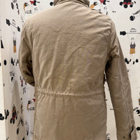 Washed and lined cotton field jacket - Sand