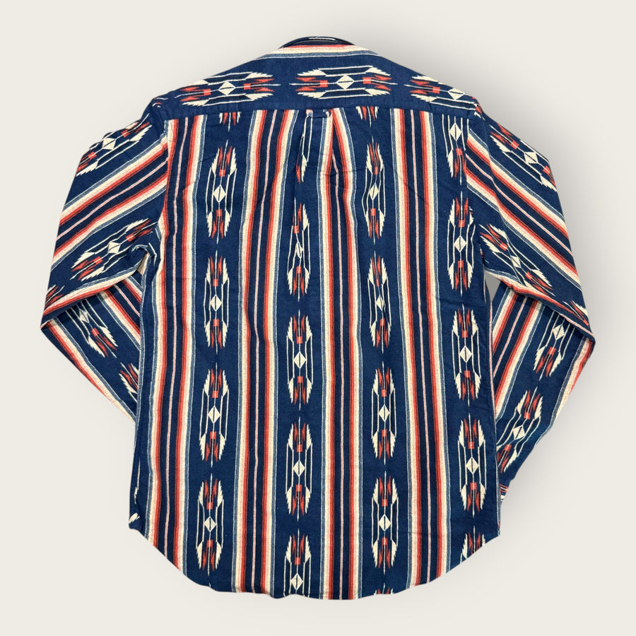 American-Indian Blue Flannel Shirt