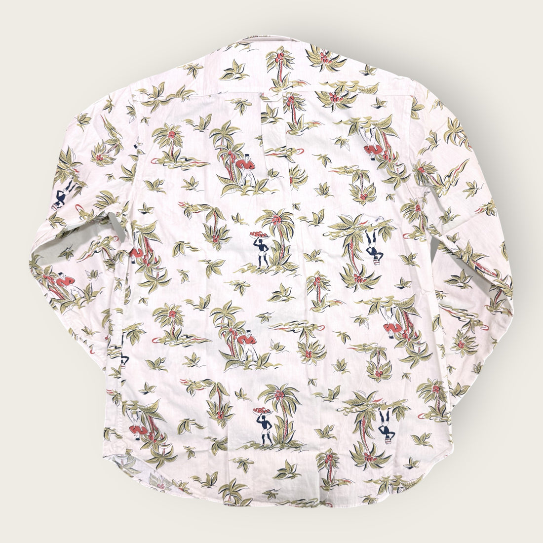Weekend in Polynesia printed cotton shirt