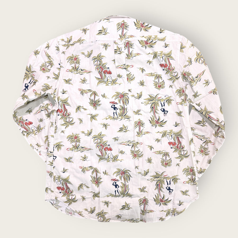 Weekend in Polynesia printed cotton shirt