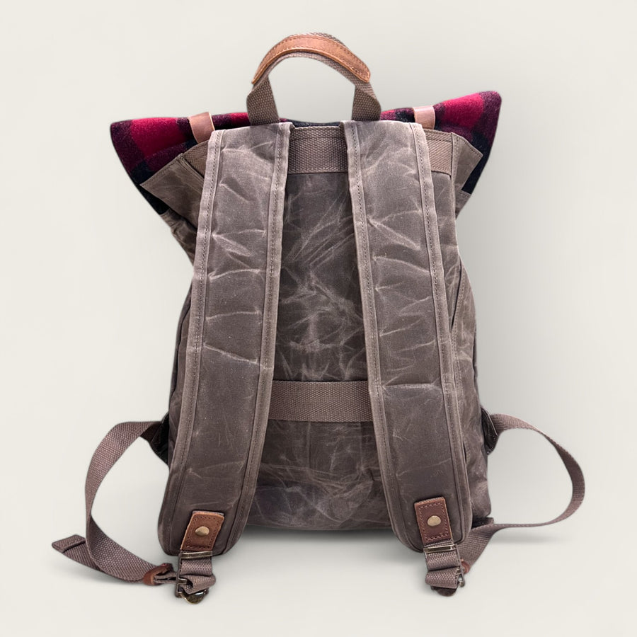 heritage plaid backpack