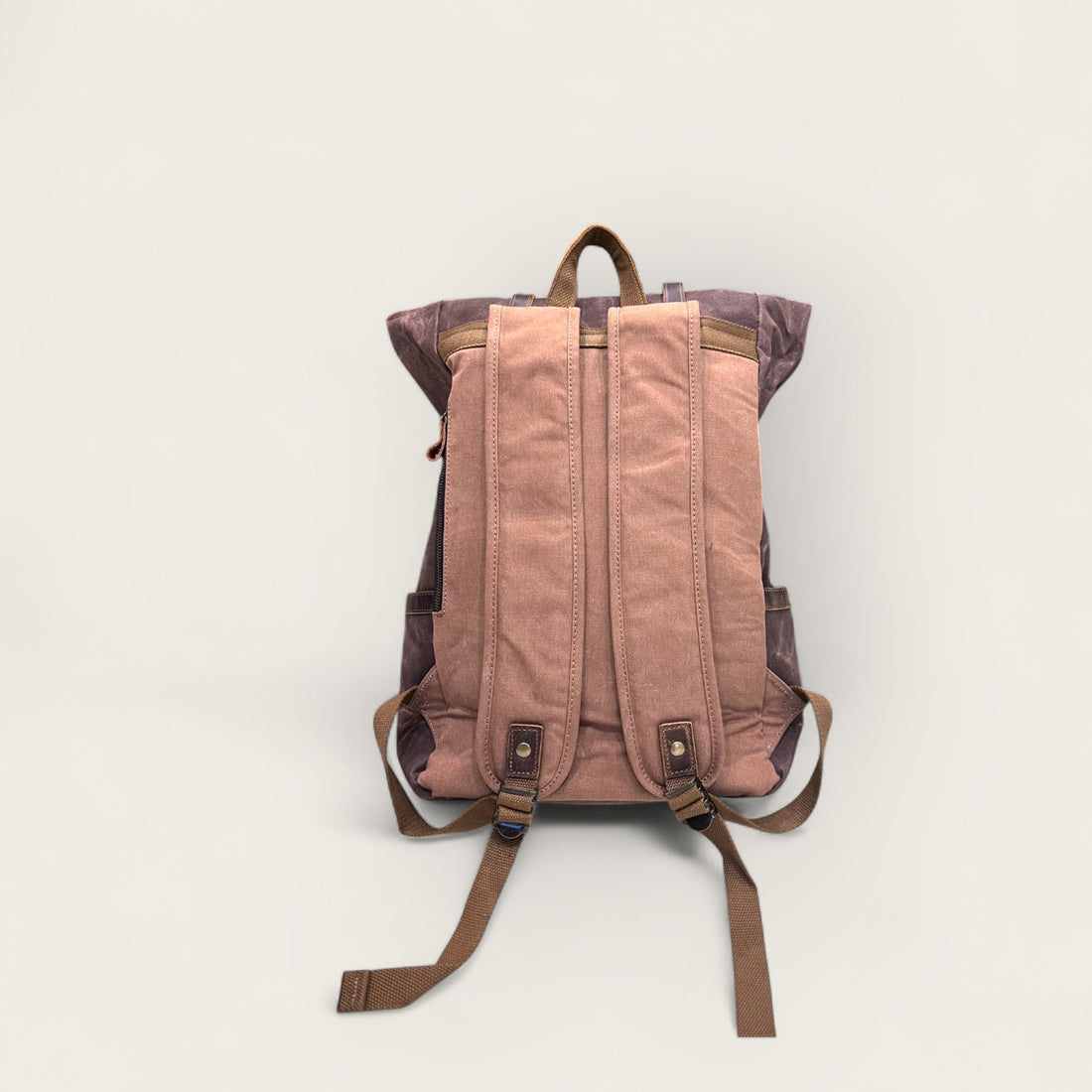 Back to the mountains waxed backpack