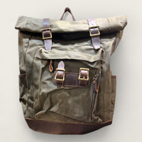 Let’s get lost waxed backpack