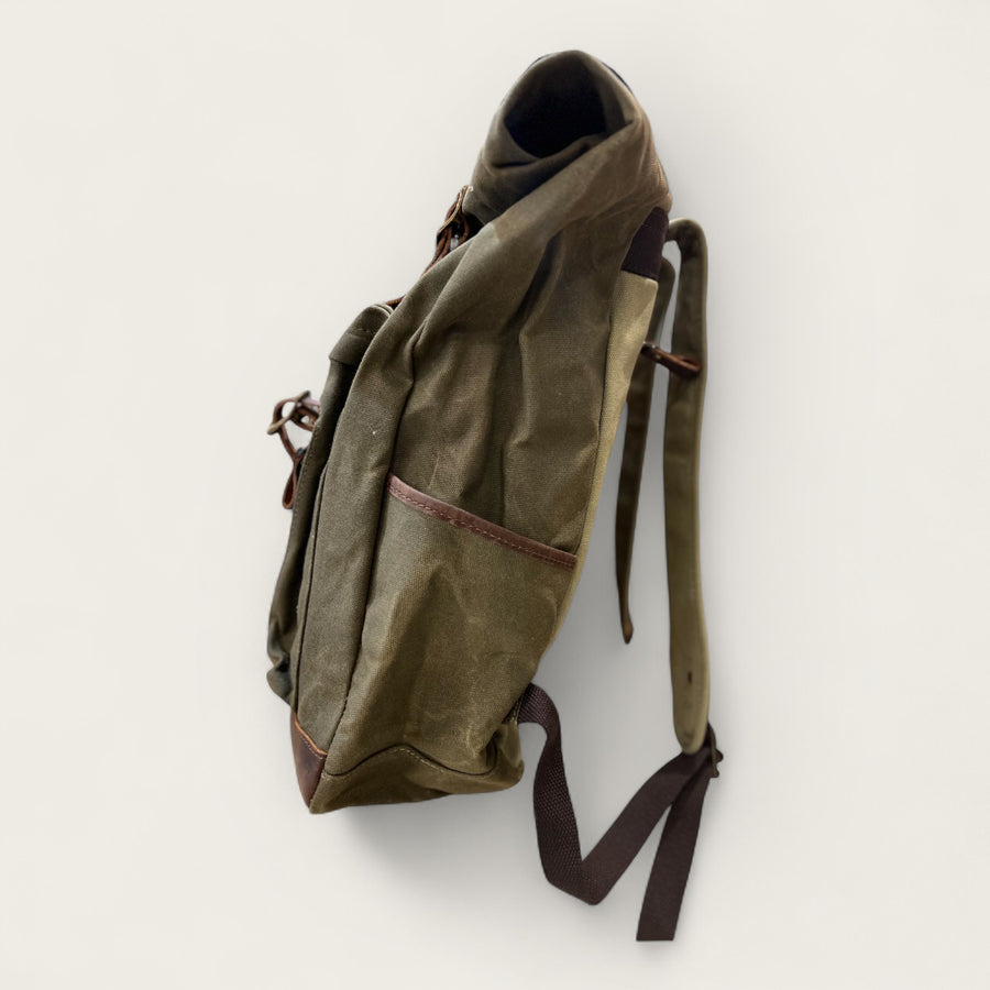 Let’s get lost waxed backpack