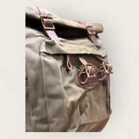 Let’s get lost waxed backpack