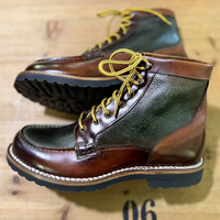 Handmade mid leather boots