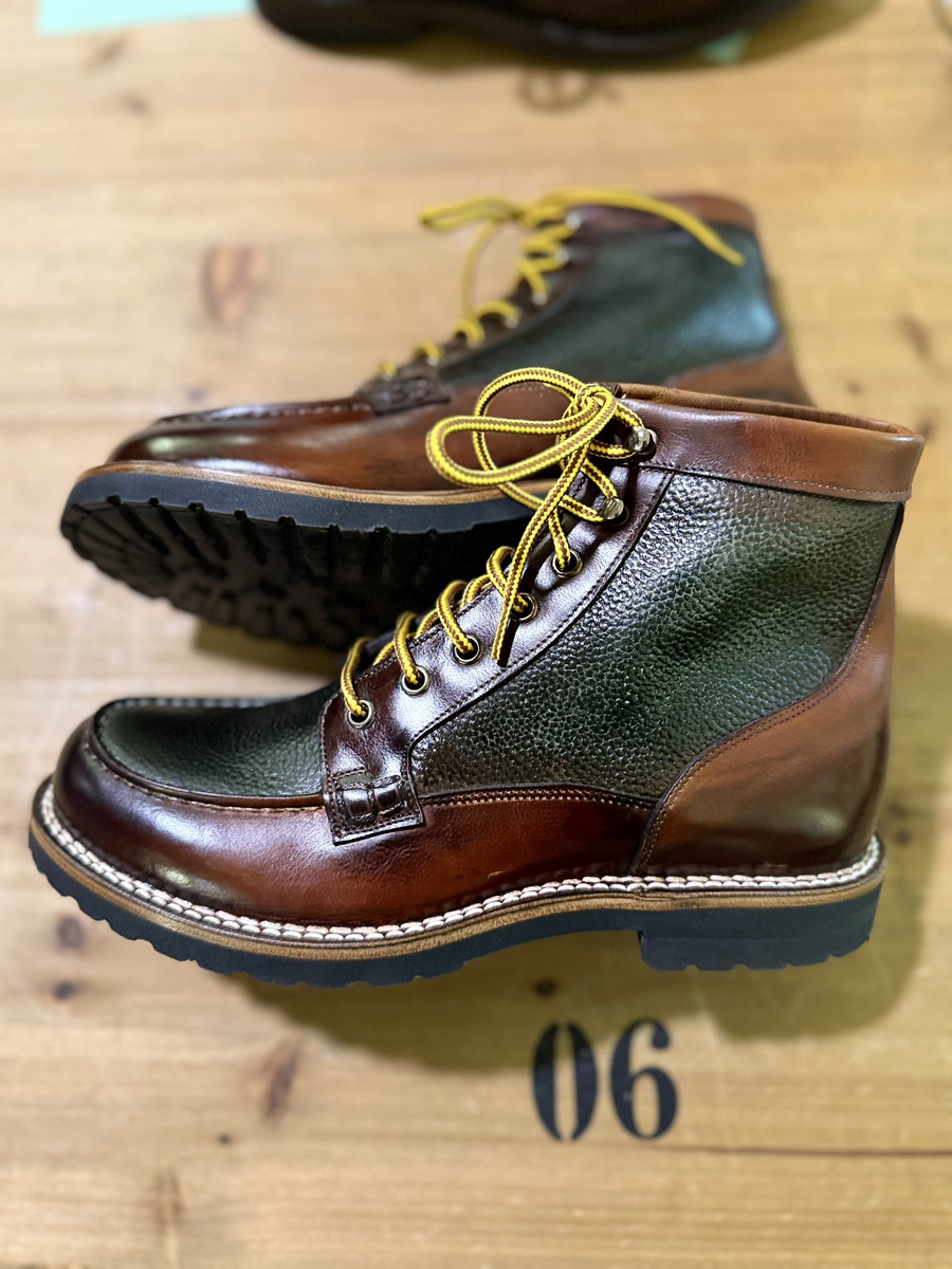 Handmade mid leather boots