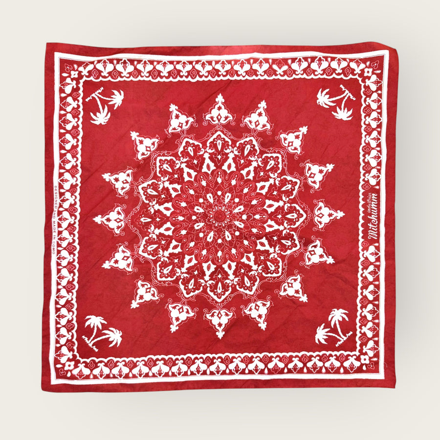 Mosaic red bandana