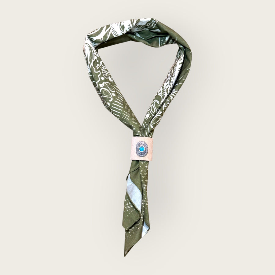 Palms olive bandana