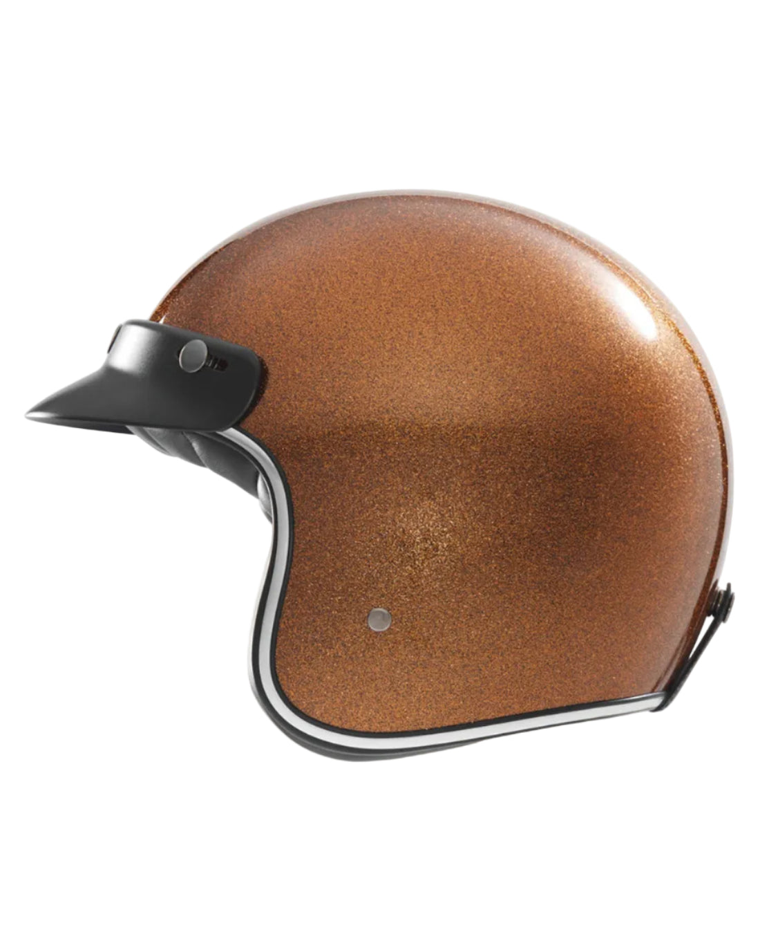 brown 5 8 motorcycle helmet The Classic open face Helmet