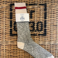 Heritage Basket Socks - Melange Grey