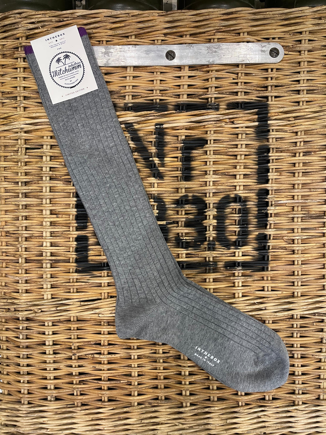 One color classic socks - Brick