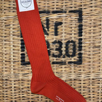 One color classic socks - Brick