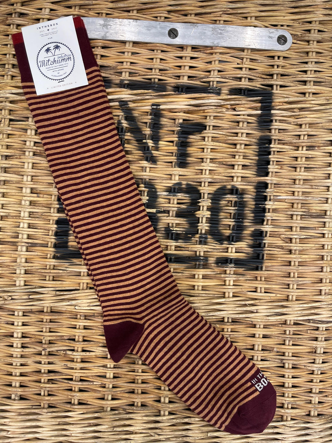 Classic Stripes - Burgundy/Cream