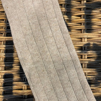 Cashmere basic classic socks - Cream