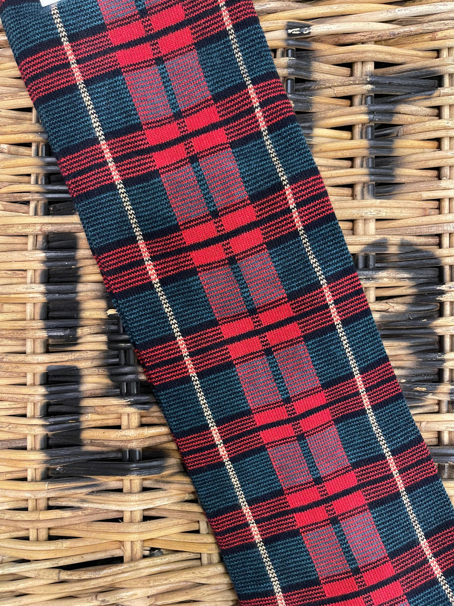 Tartan socks - Navy Blue