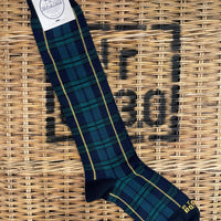 Tartan socks - Navy Blue