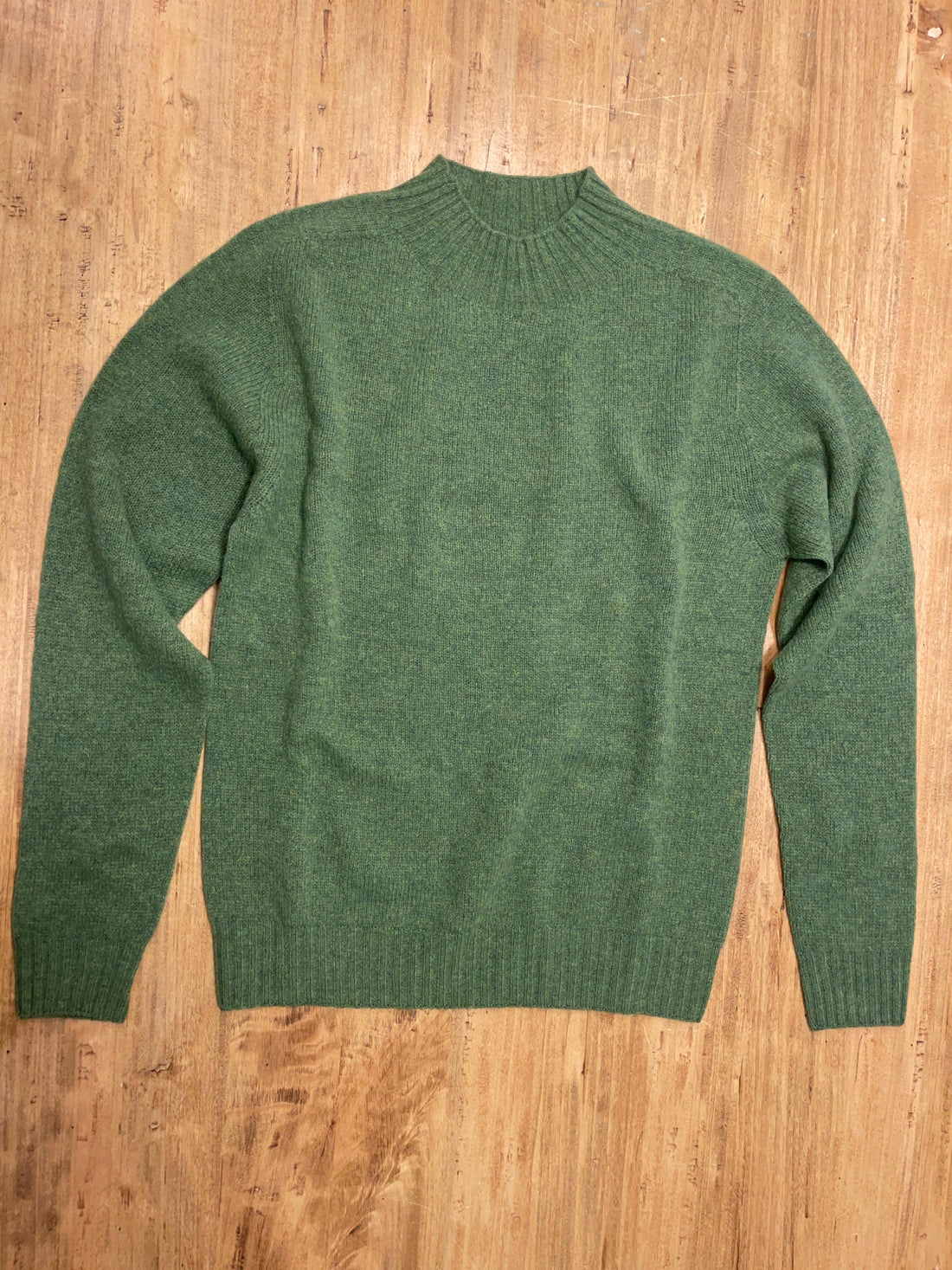 Green Shetland Sweater