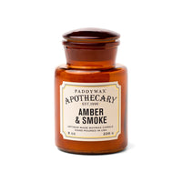 Apothecary 8 oz Candle - Amber + Smoke