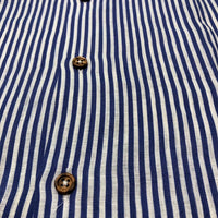 The Linen gentleman's stripes - Bowling shirt