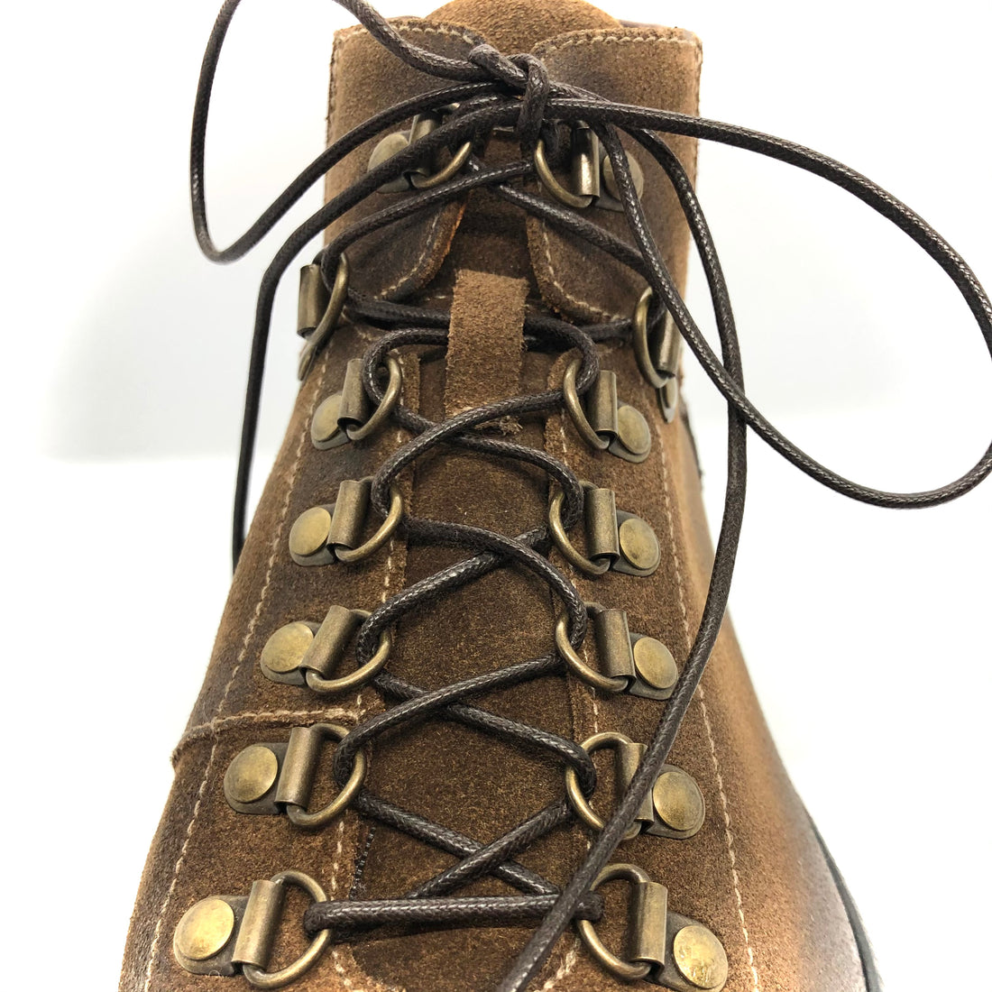 Aged Brown chamois leather Davos Boots