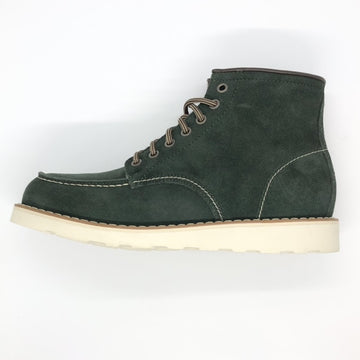 Suede Bottle green boots