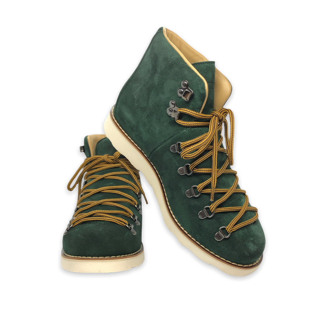 Hike the city boots - Suede Pine Tree green
