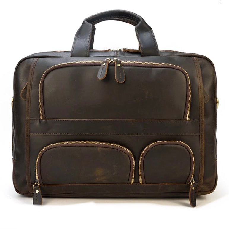 Hero at the office Grain Leather bag