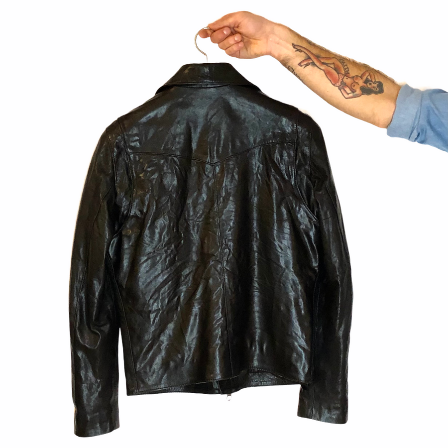 Brando Black Leather Jacket