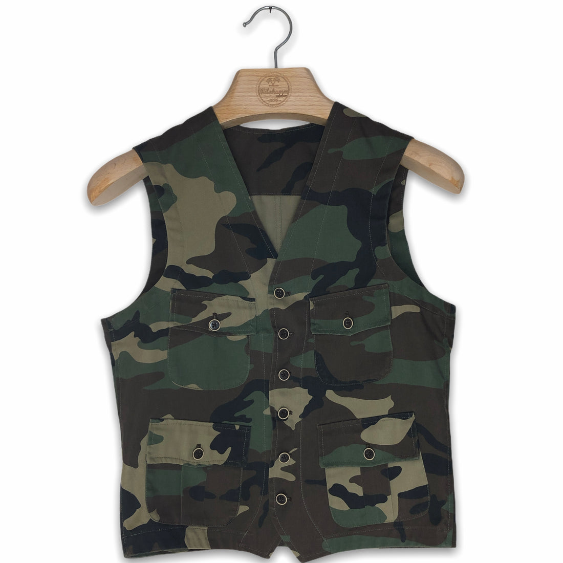 Camo worker vest