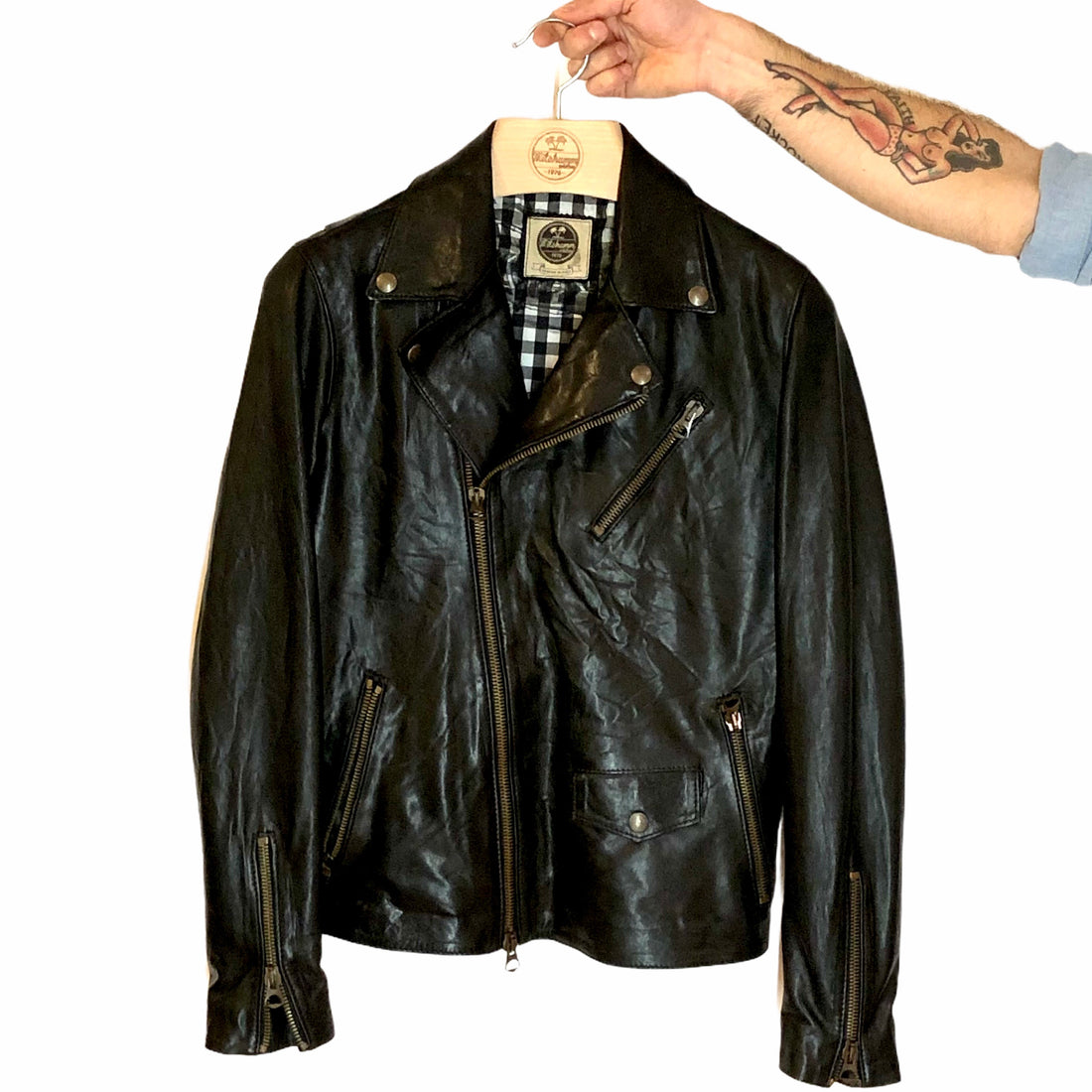 Brando Black Leather Jacket