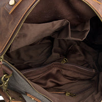 Canvas & Leather Travel Bag